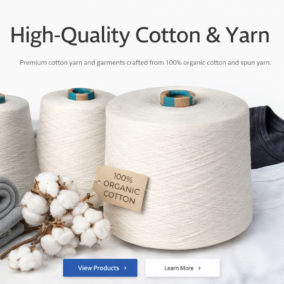 Organic cotton yarn