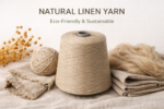 Natural Linen Yarn Texture